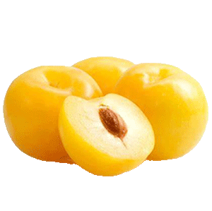 Yellow plum png